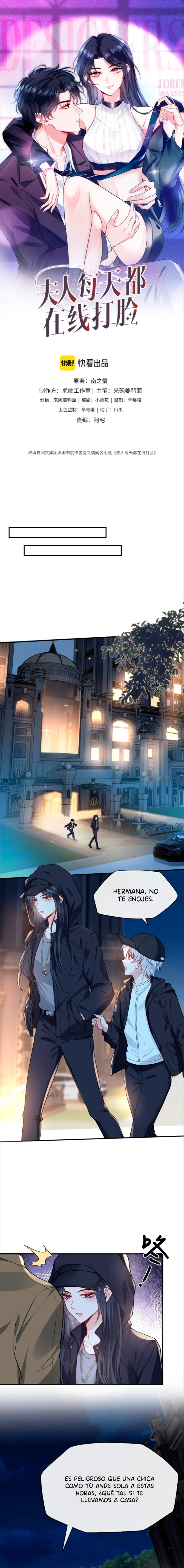 0 La señora está dando una lección en línea todos los días