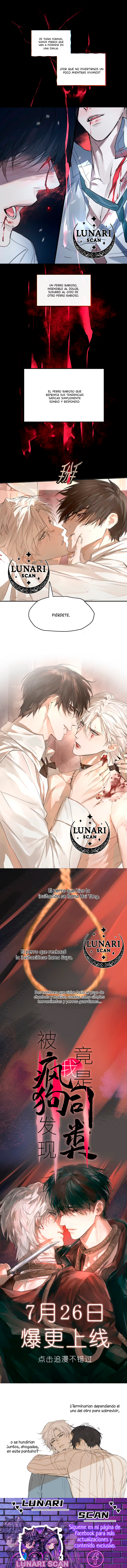 0 El perro rabioso descubrió que yo era de su misma especie