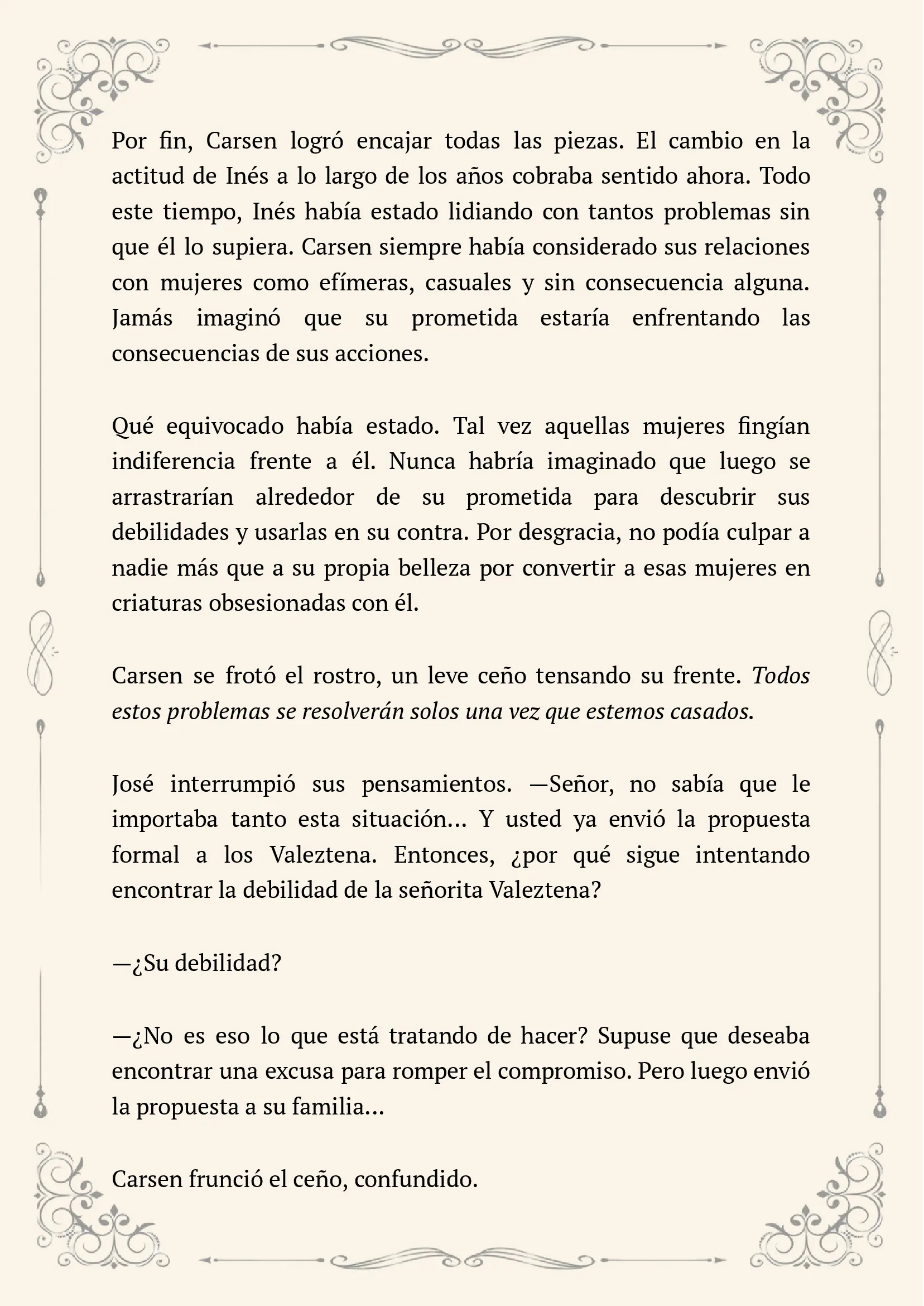1 El anillo roto: Este matrimonio fracasará de todos modos