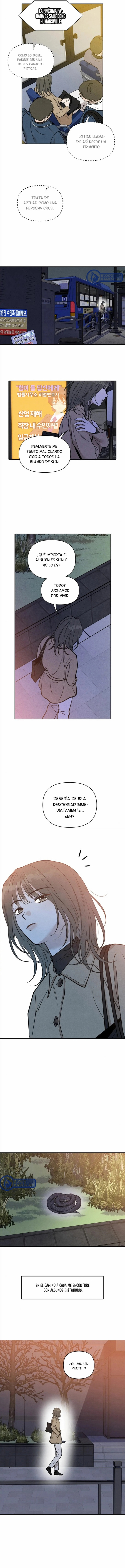 1 Recogí una serpiente cuando regresaba a casa del trabajo.