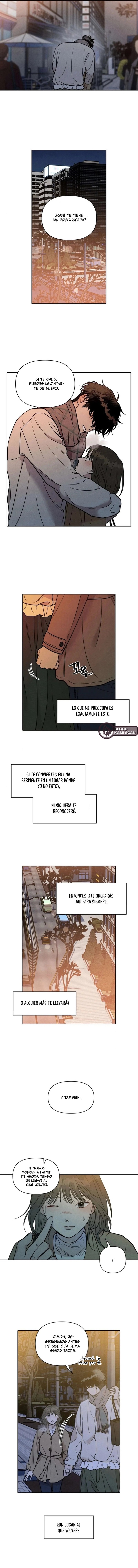 1 Recogí una serpiente cuando regresaba a casa del trabajo.