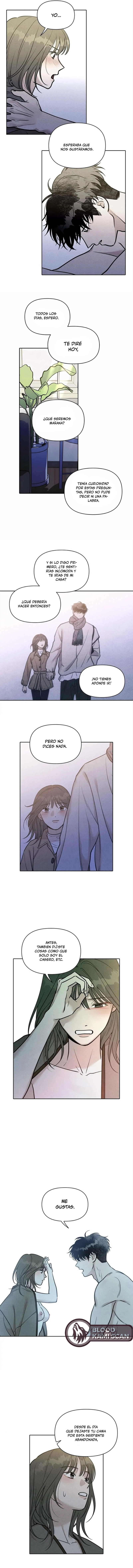 9 Recogí una serpiente cuando regresaba a casa del trabajo.