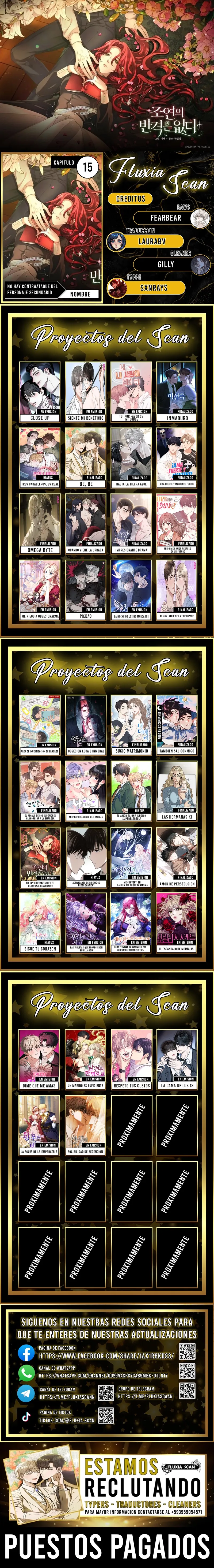 0 No hay contraataque del personaje secundario