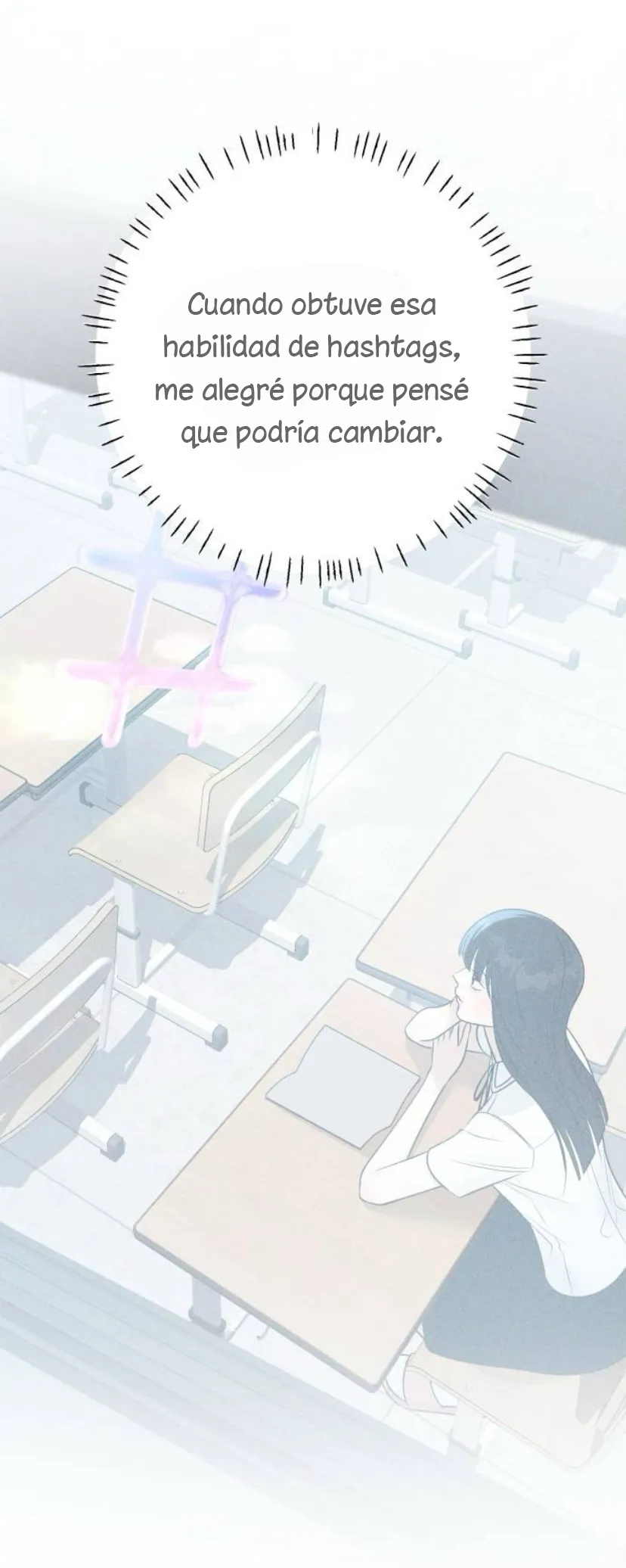 85 El hashtag es: El primer amor.