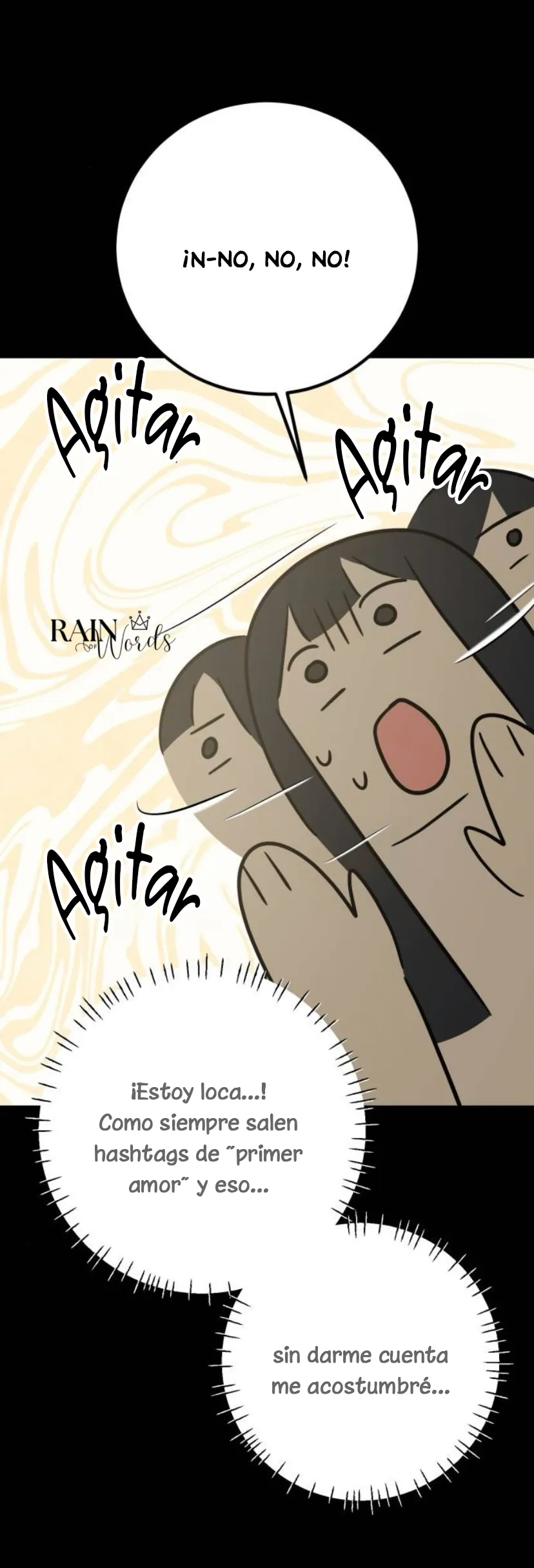 33 El hashtag es: El primer amor.