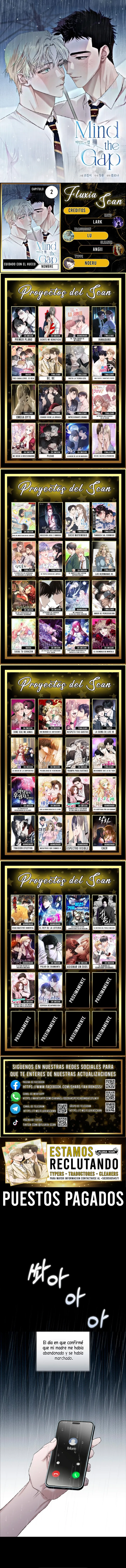 0 Cuidado con el hueco