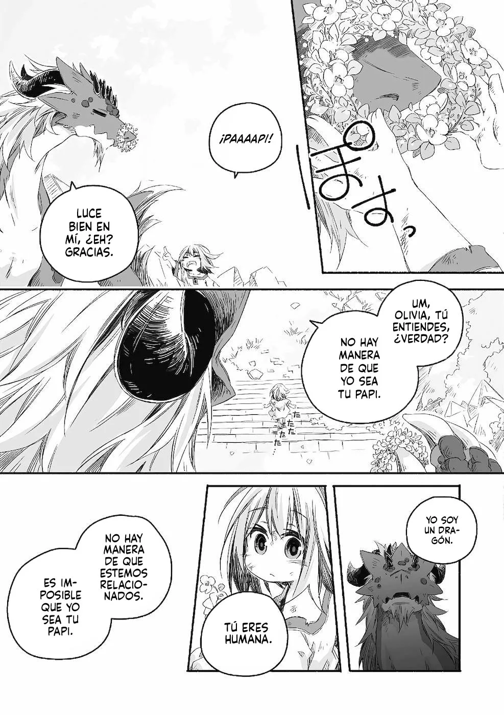 4 Diario de paternidad del dragón más fuerte que de repente se convirtió en papá～Hija linda, reconfortante y que crece para ser la más fuerte del mundo humano