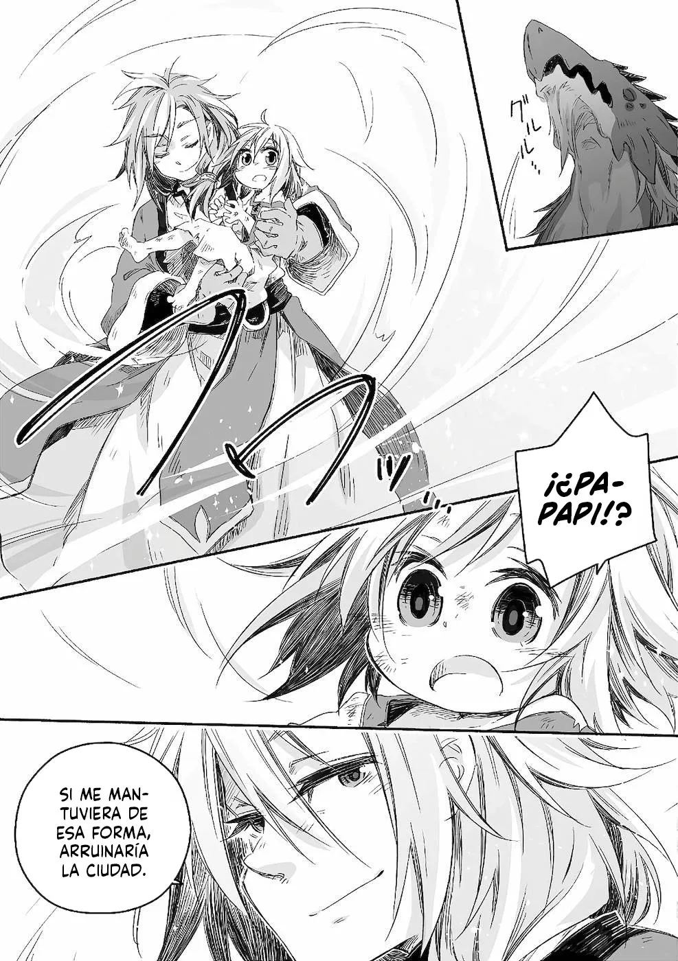 8 Diario de paternidad del dragón más fuerte que de repente se convirtió en papá～Hija linda, reconfortante y que crece para ser la más fuerte del mundo humano