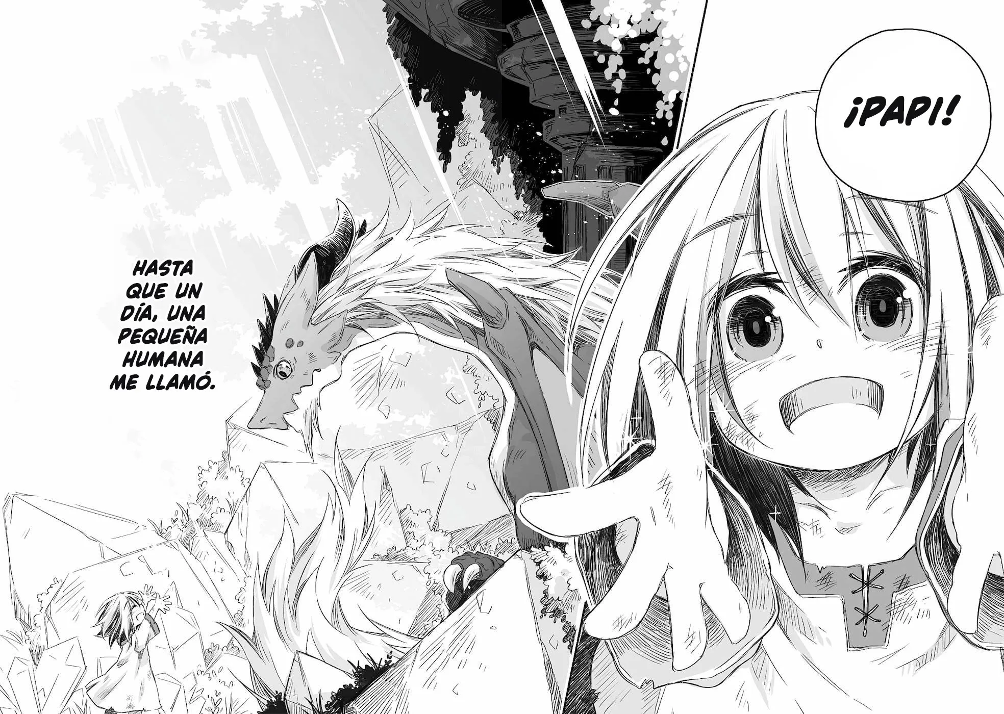 24 Diario de paternidad del dragón más fuerte que de repente se convirtió en papá～Hija linda, reconfortante y que crece para ser la más fuerte del mundo humano