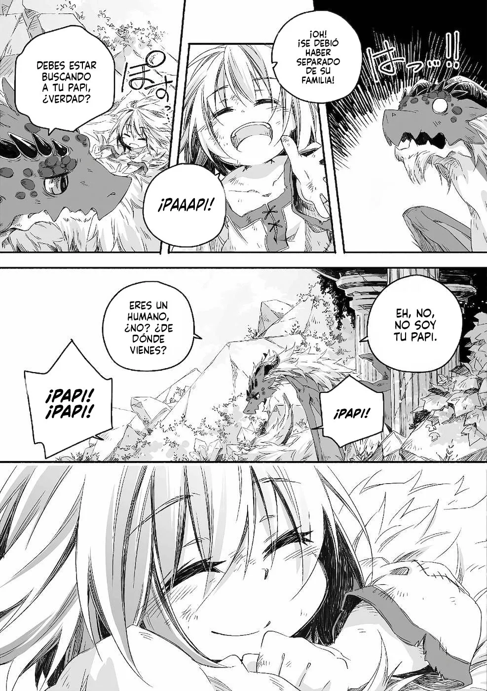 26 Diario de paternidad del dragón más fuerte que de repente se convirtió en papá～Hija linda, reconfortante y que crece para ser la más fuerte del mundo humano