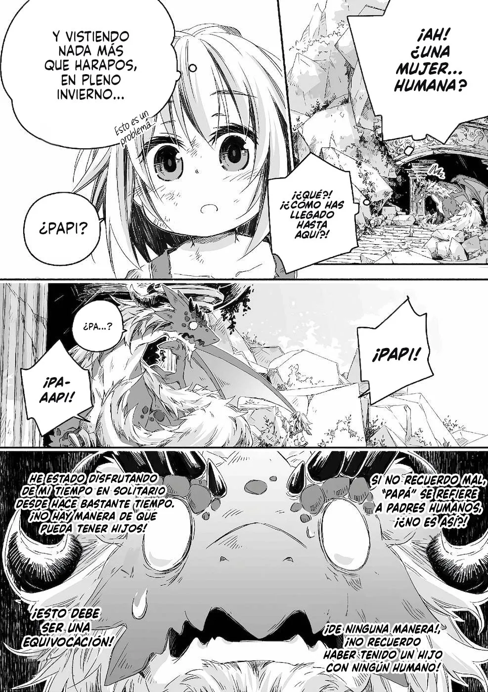 25 Diario de paternidad del dragón más fuerte que de repente se convirtió en papá～Hija linda, reconfortante y que crece para ser la más fuerte del mundo humano