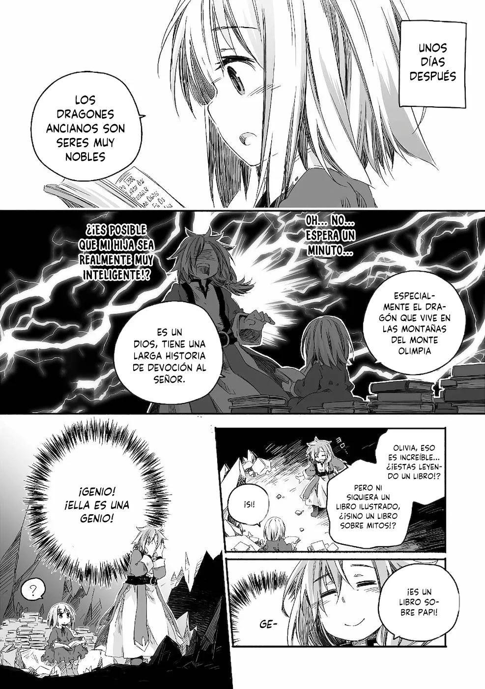 22 Diario de paternidad del dragón más fuerte que de repente se convirtió en papá～Hija linda, reconfortante y que crece para ser la más fuerte del mundo humano