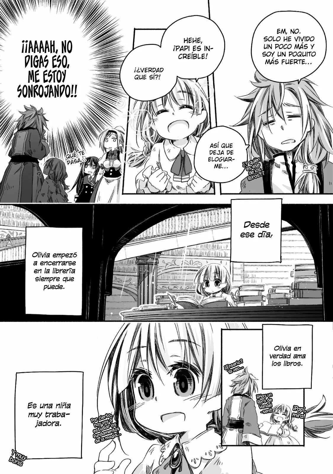 21 Diario de paternidad del dragón más fuerte que de repente se convirtió en papá～Hija linda, reconfortante y que crece para ser la más fuerte del mundo humano