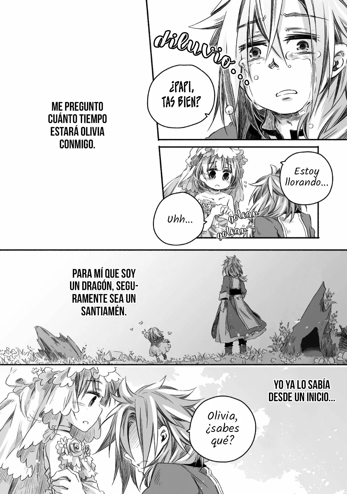 17 Diario de paternidad del dragón más fuerte que de repente se convirtió en papá～Hija linda, reconfortante y que crece para ser la más fuerte del mundo humano