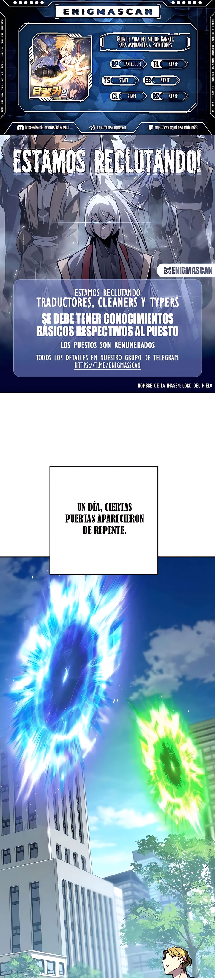 1 El Emperador del Trueno escribe desde las sombras