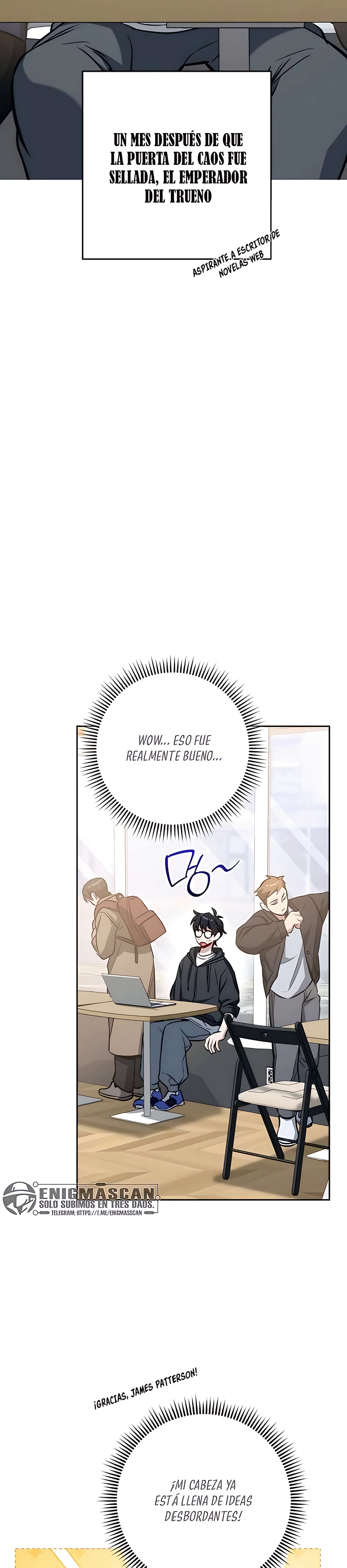 22 El Emperador del Trueno escribe desde las sombras