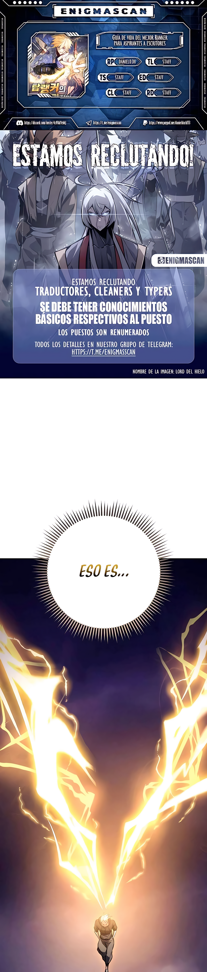 1 El Emperador del Trueno escribe desde las sombras