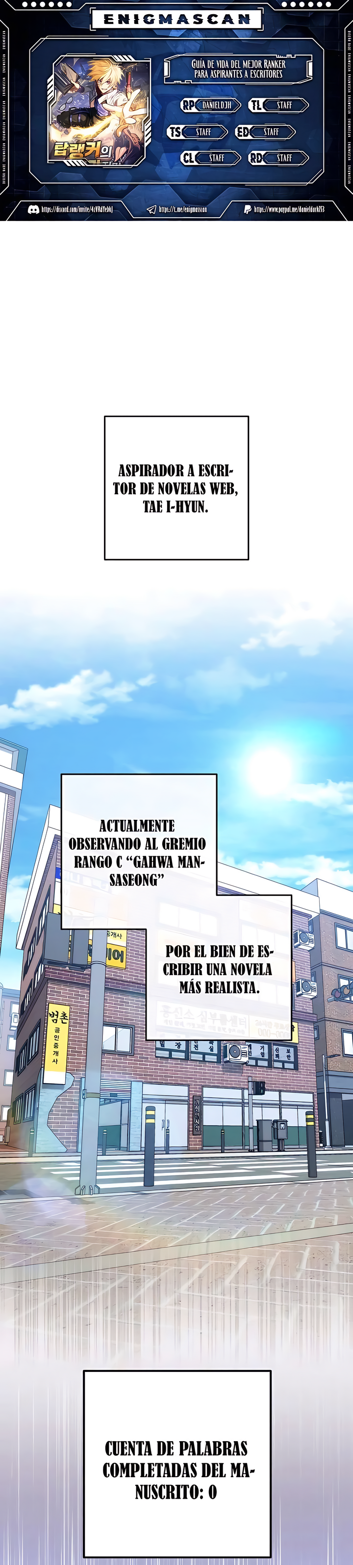 1 El Emperador del Trueno escribe desde las sombras