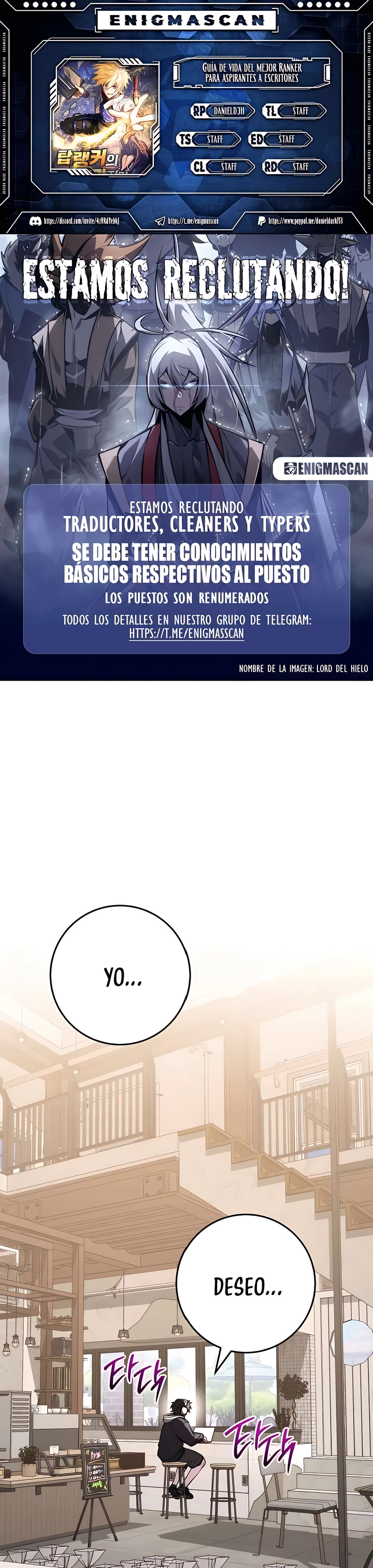 1 El Emperador del Trueno escribe desde las sombras