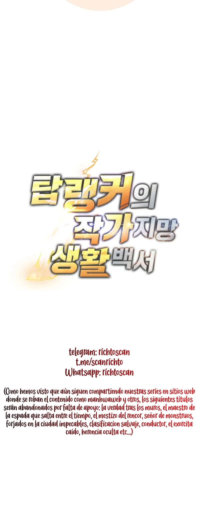 3 El Emperador del Trueno escribe desde las sombras