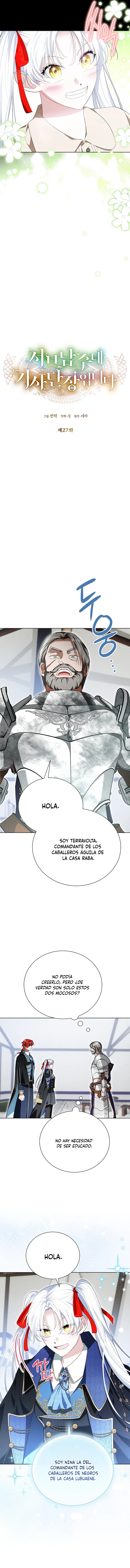 3 Soy el comandante de la orden de caballeros del protagonista secundario