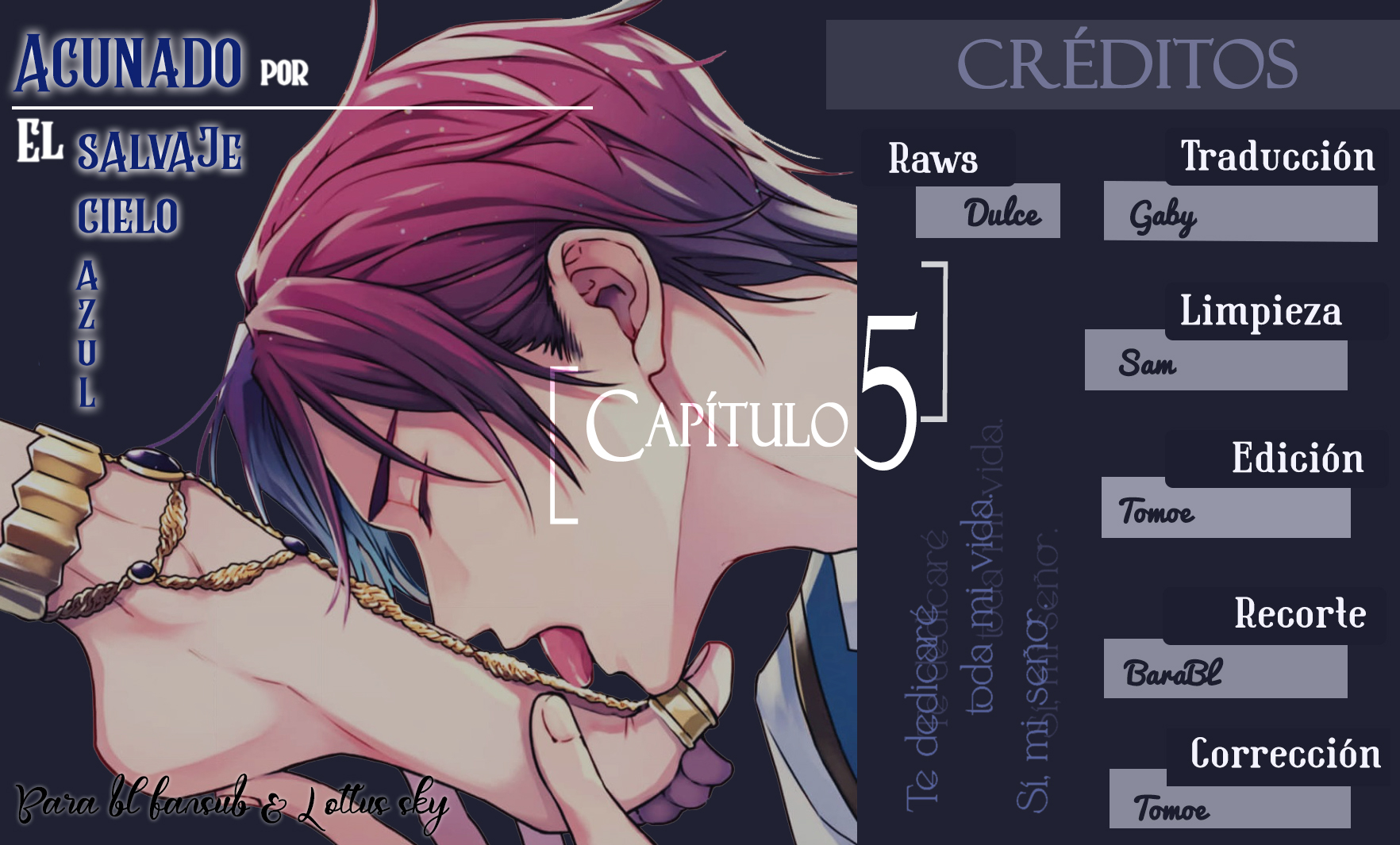 0 Acunado por el salvaje cielo azul- Sono Yono Dokoka Soten No Yurikago