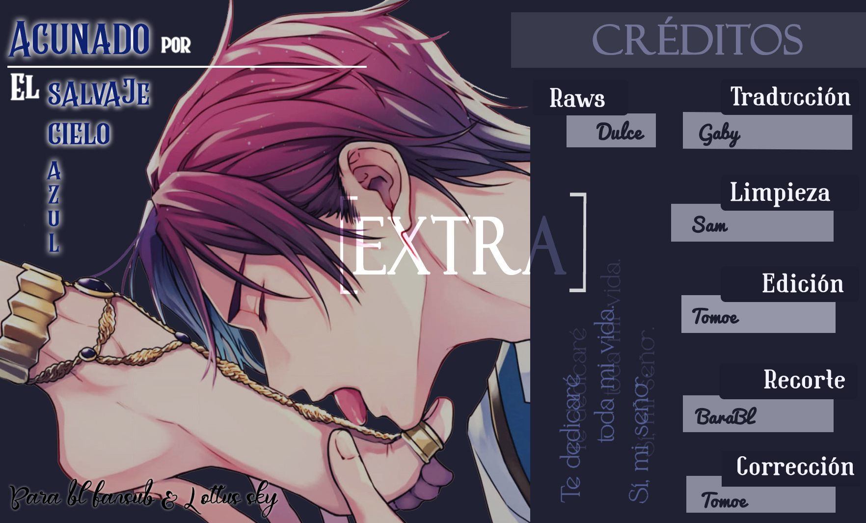 0 Acunado por el salvaje cielo azul- Sono Yono Dokoka Soten No Yurikago