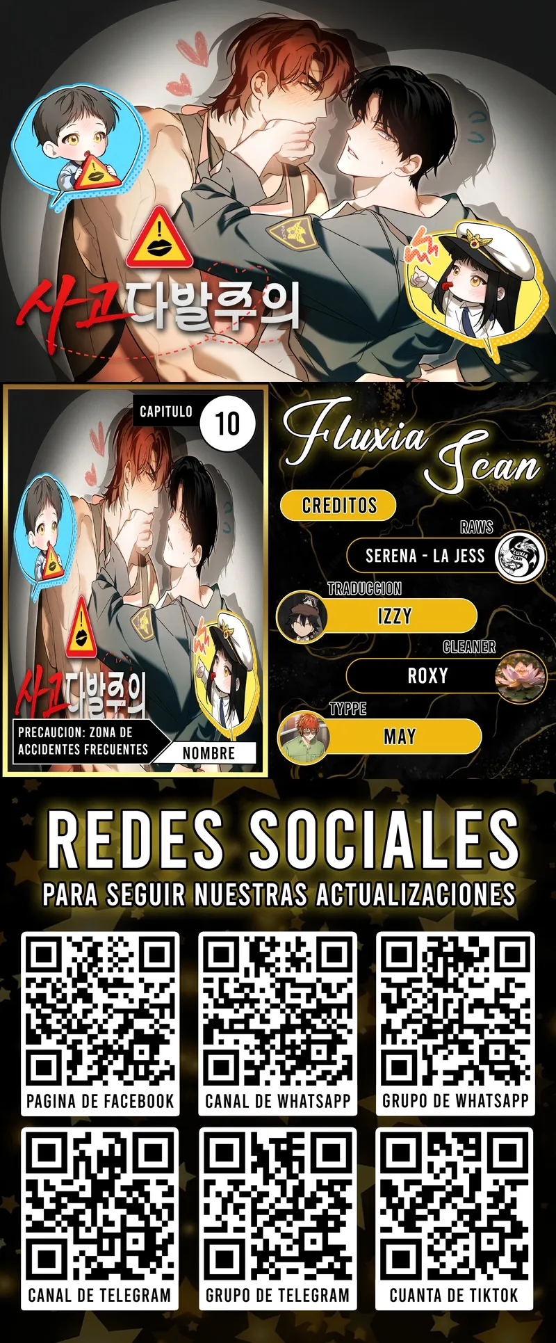 0 Precaución: zona de accidentes frecuentes