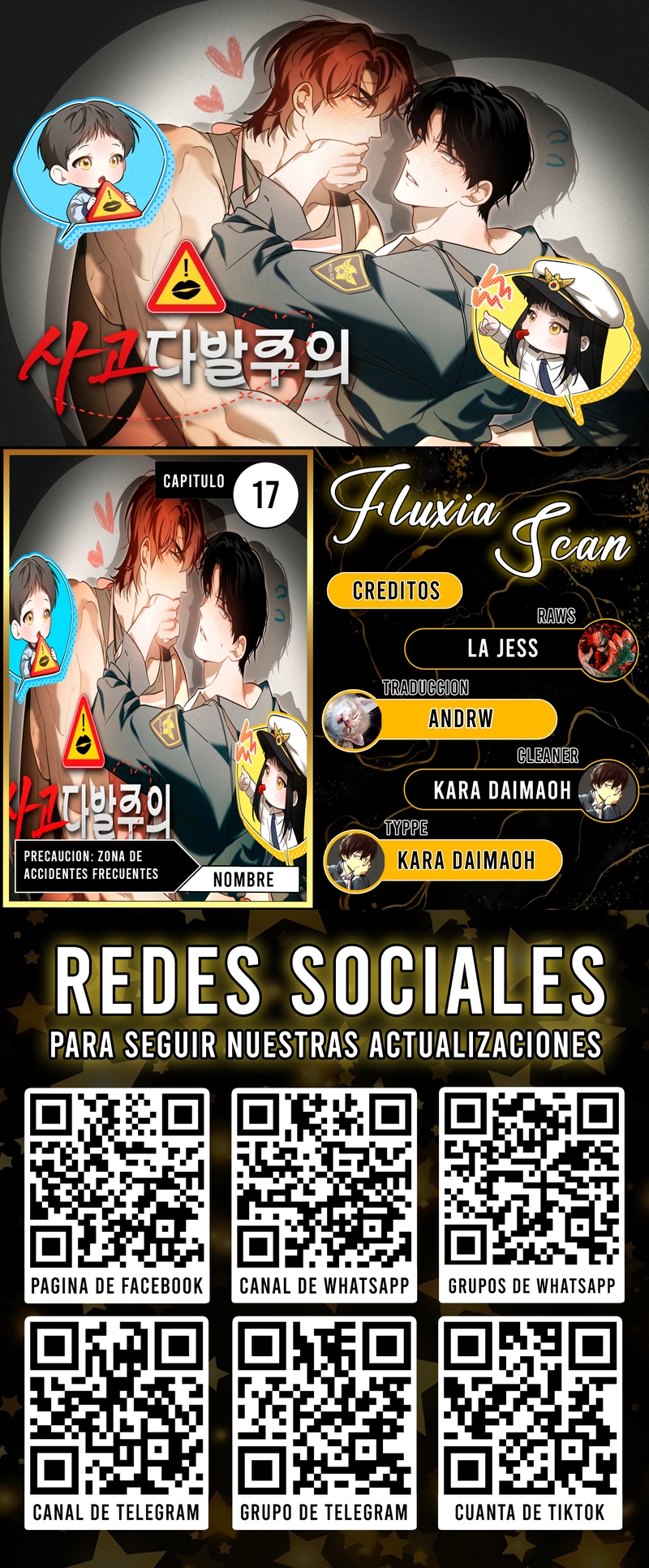 0 Precaución: zona de accidentes frecuentes