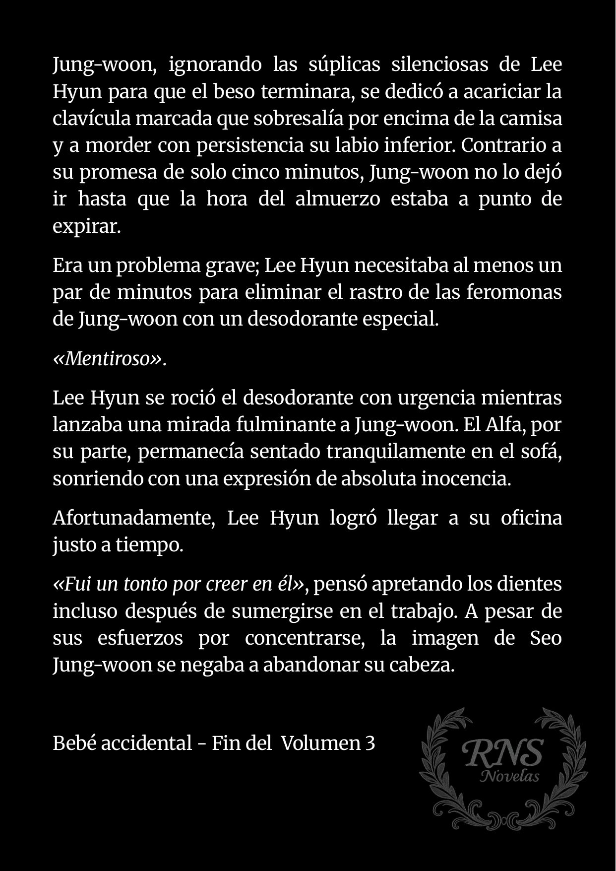 18 [NOVELA] BEBÉ ACCIDENTAL