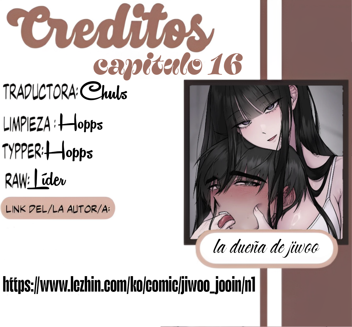 0 La dueña de Jiwoo