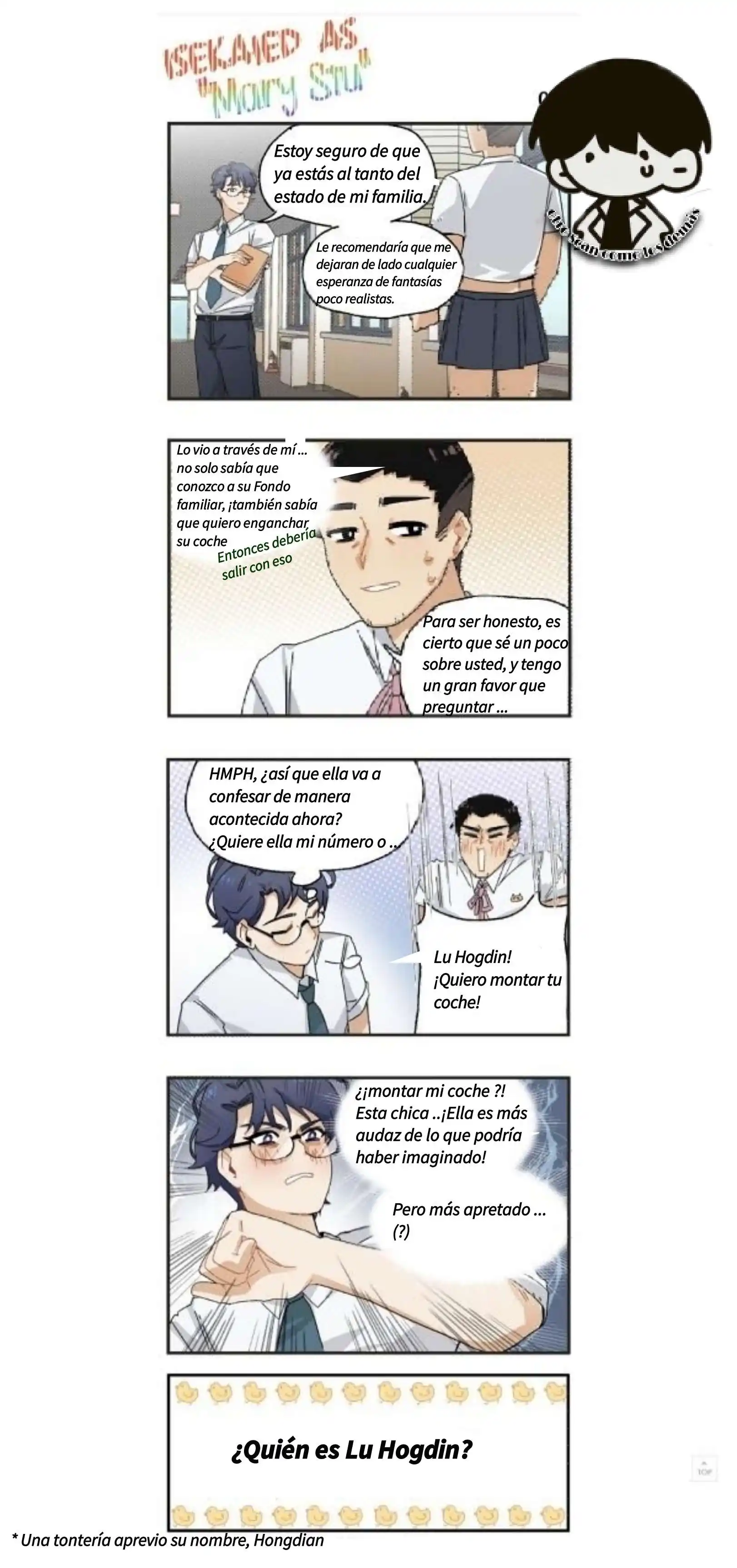 4 Isekaied as “Mary Stu”