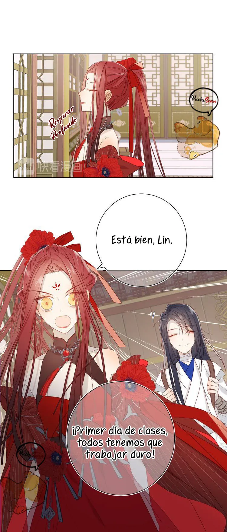 14 La villana se niega a cortejar a la protagonista masculino