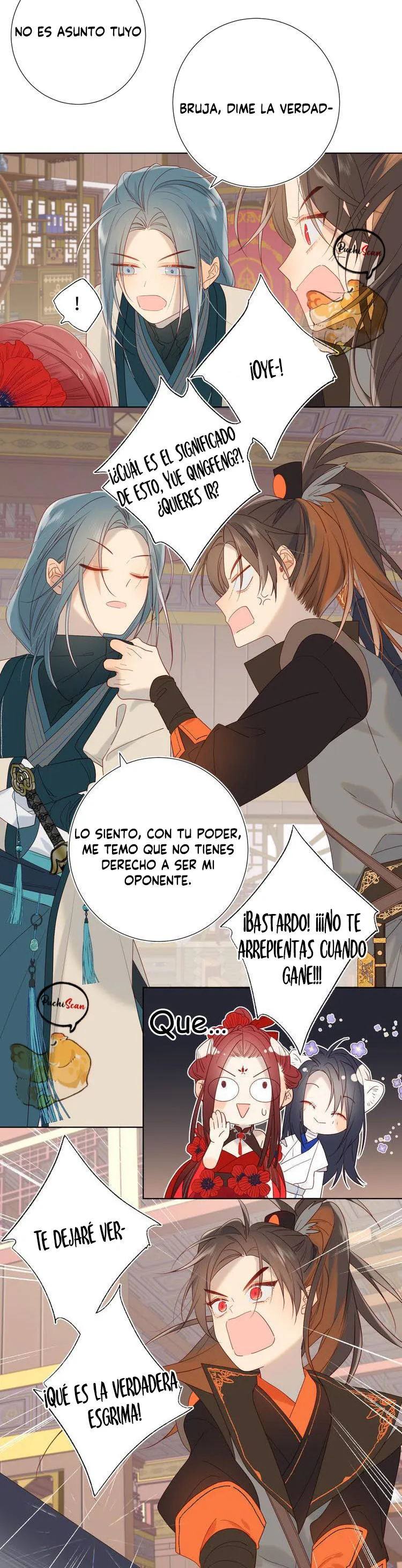 25 La villana se niega a cortejar a la protagonista masculino