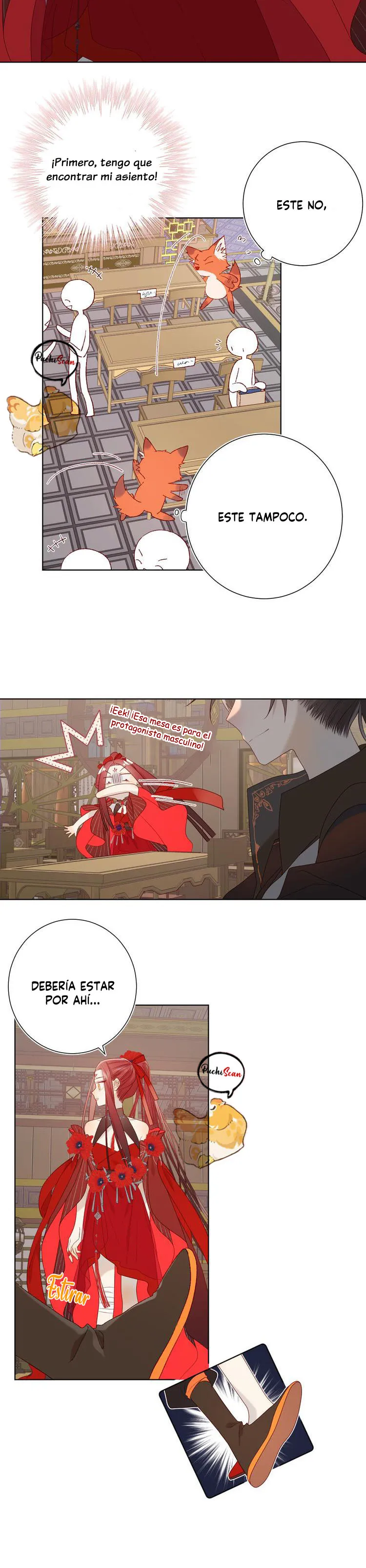 15 La villana se niega a cortejar a la protagonista masculino