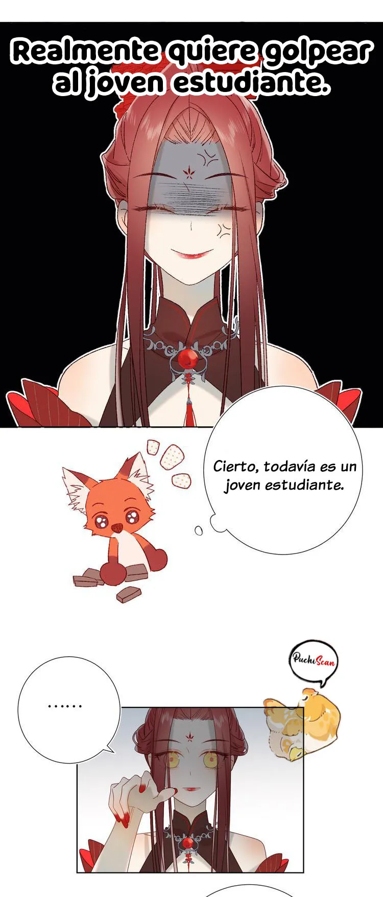 19 La villana se niega a cortejar a la protagonista masculino