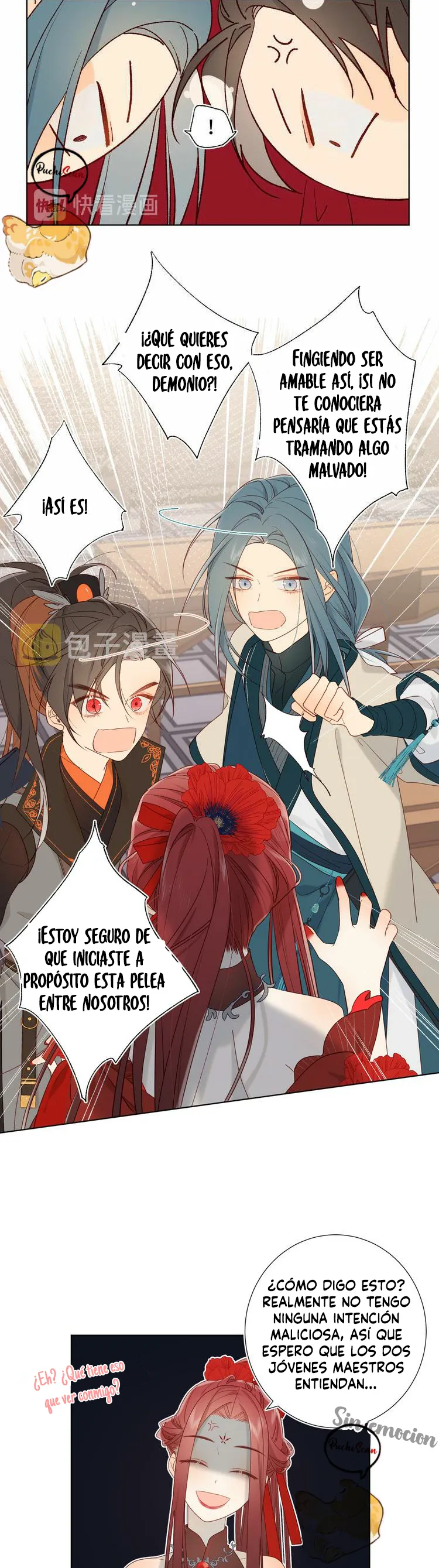 11 La villana se niega a cortejar a la protagonista masculino