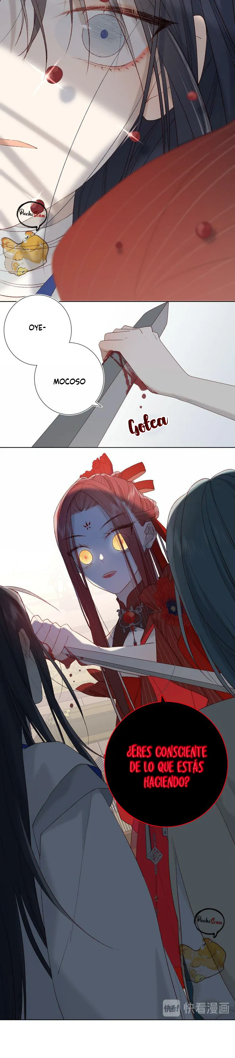 17 La villana se niega a cortejar a la protagonista masculino