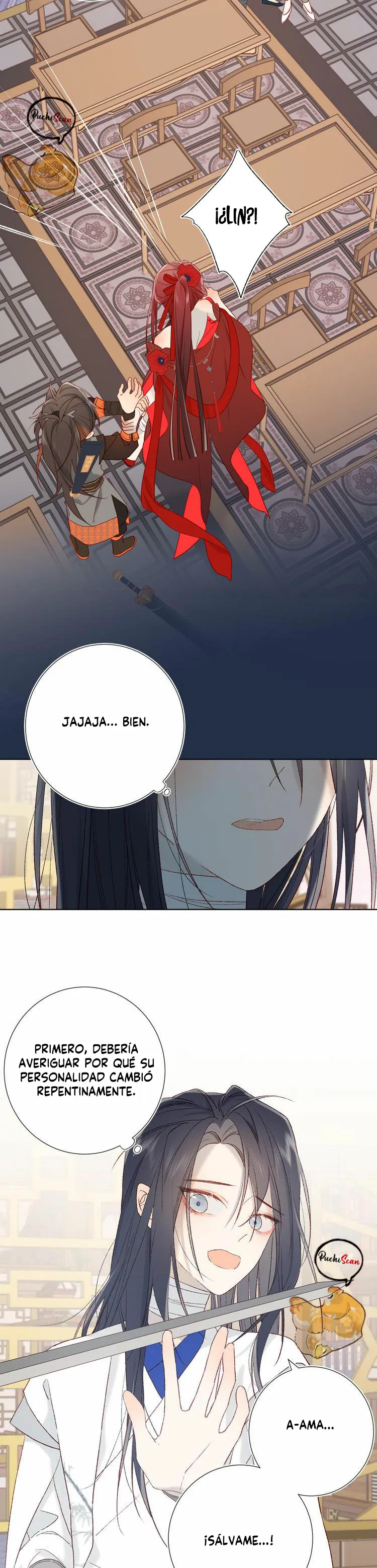 15 La villana se niega a cortejar a la protagonista masculino