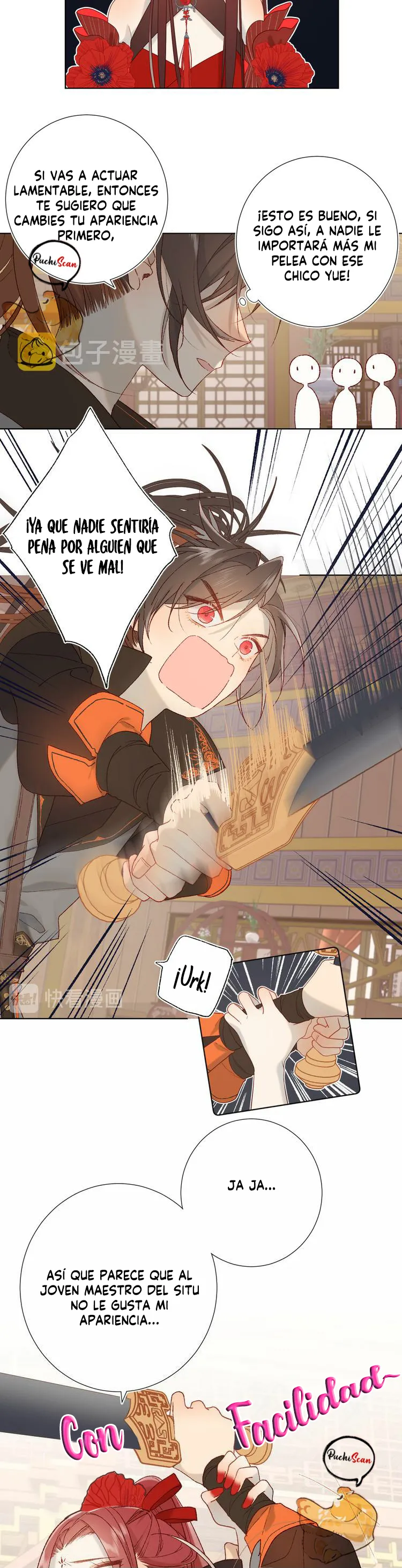 12 La villana se niega a cortejar a la protagonista masculino