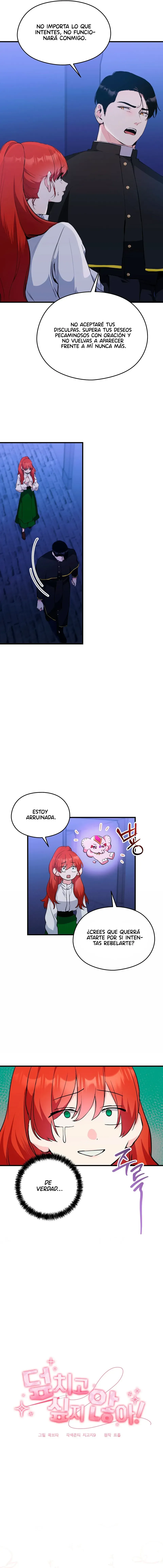 5 ¡No quiero abalanzarme sobre ti!