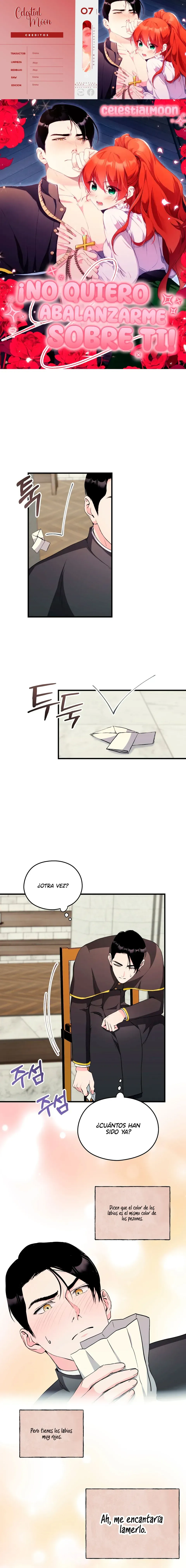 0 ¡No quiero abalanzarme sobre ti!