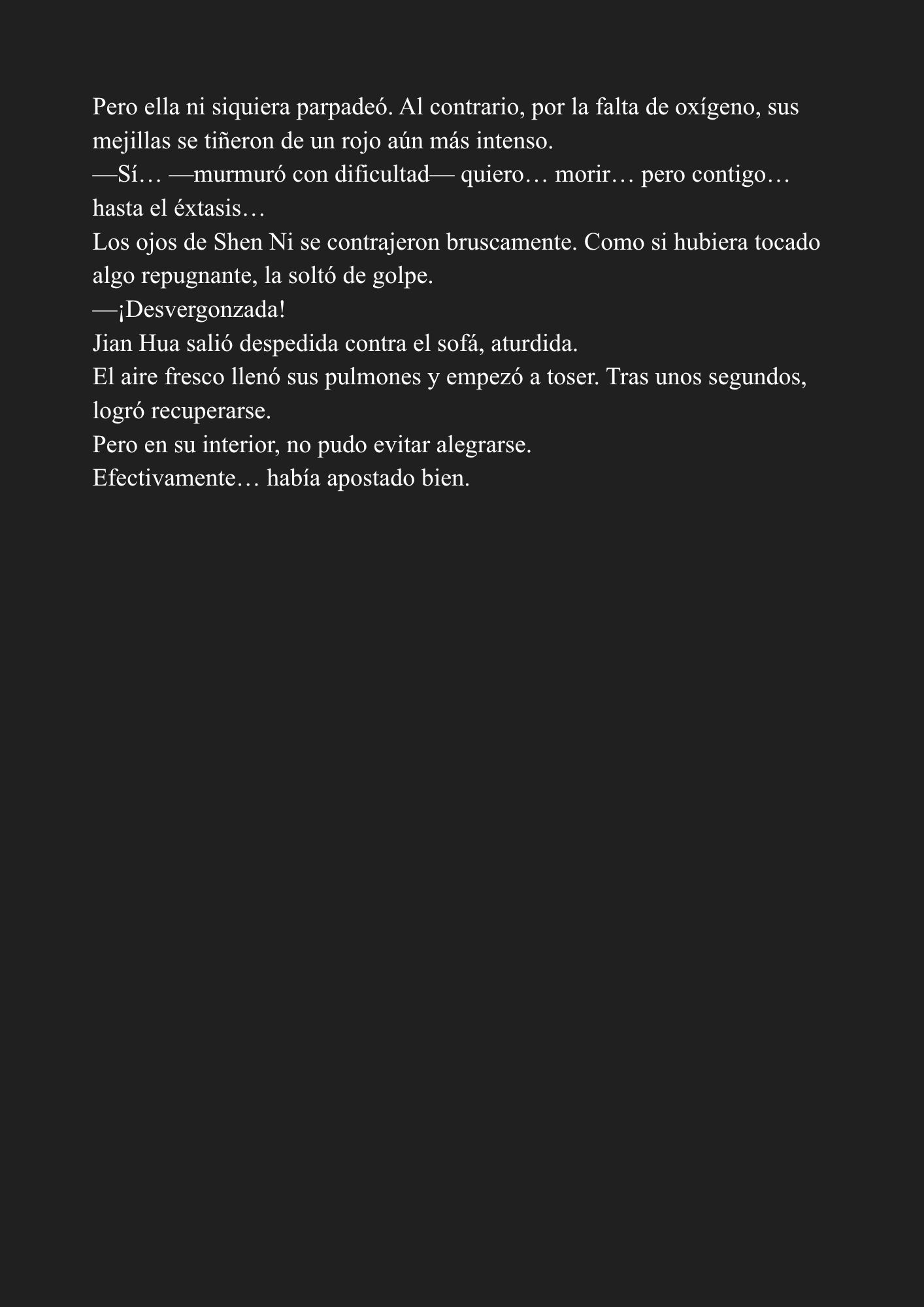 4 Entre embarazos, el imperturbable Shen cae rendido