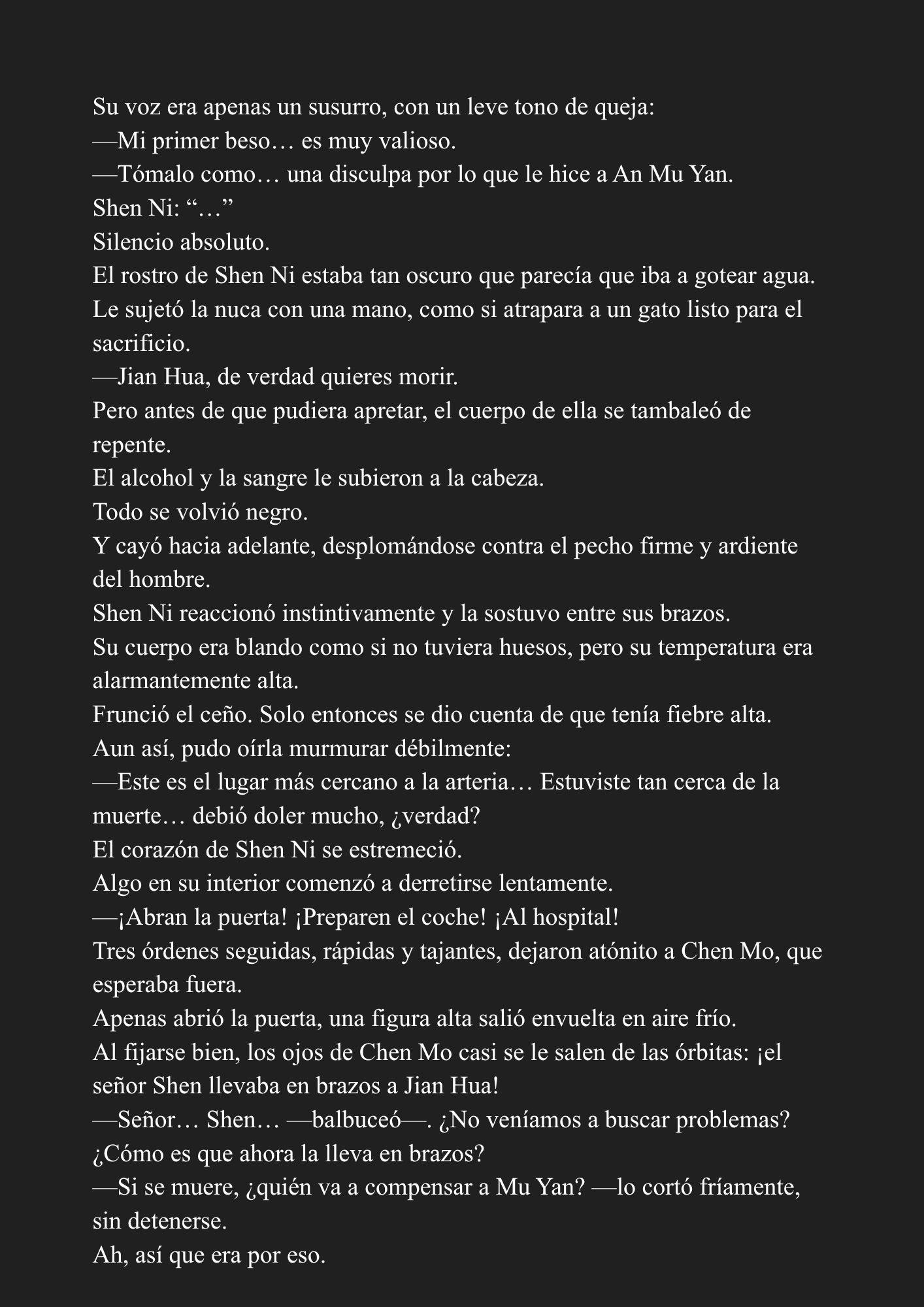 2 Entre embarazos, el imperturbable Shen cae rendido