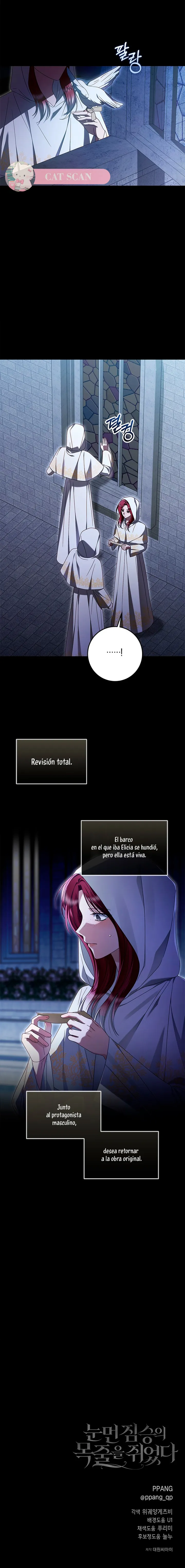 17 Sosteniendo la correa de la bestia ciega