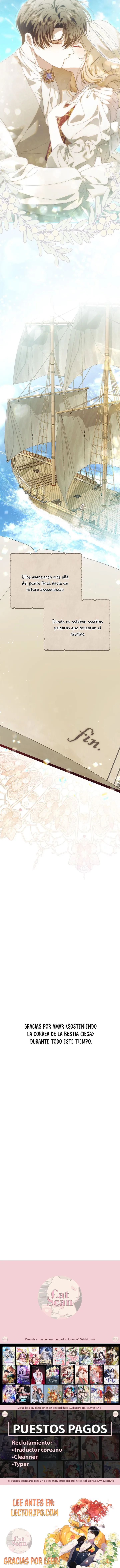 8 Sosteniendo la correa de la bestia ciega