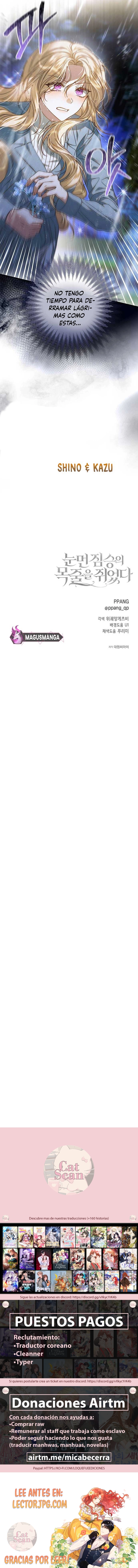 6 Sosteniendo la correa de la bestia ciega