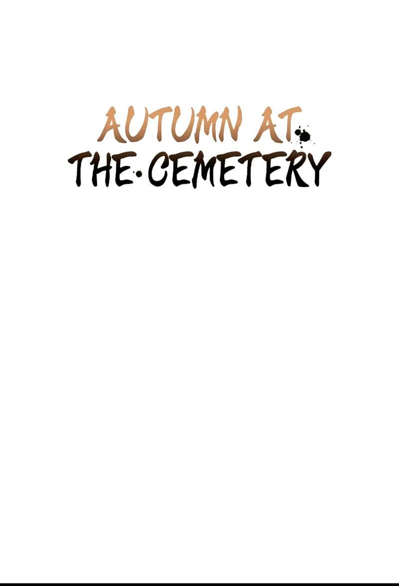 0 otoño en el cementerio