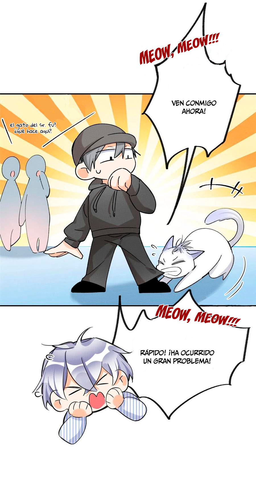 4 Tengo que trabajar duro para ser un gato hoy!