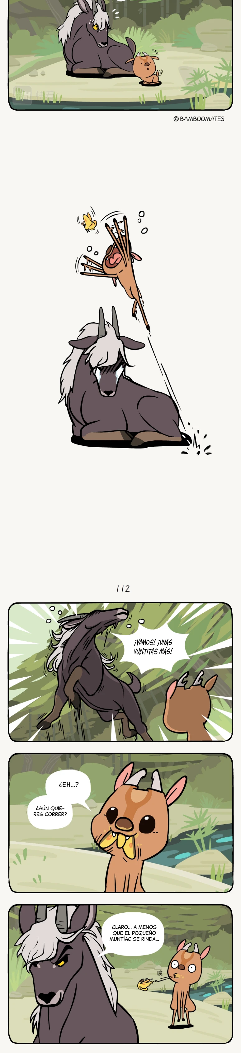 3 compañeros de bambu